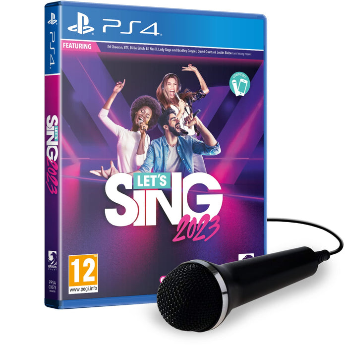 Let's Sing 2023 - Single Microphone Bundle [PlayStation 4]