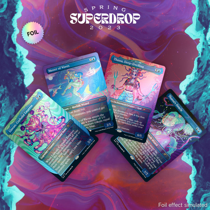 Magic: The Gathering TCG - Secret Lair Spring Superdrop 2023 - Cool Ocean Breeze - Foil Edition