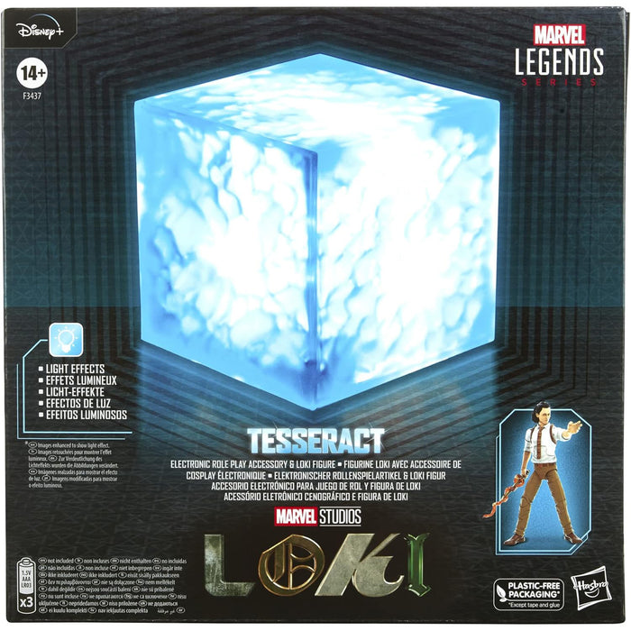 Marvel Legends Series: Tesseract Electronic Role Play Accessory and Loki Action Figure [Toys, Ages 14+]