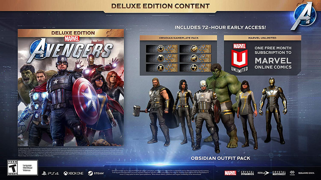 Marvel's Avengers - Deluxe Edition [PlayStation 4]