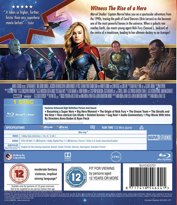 Marvel's Captain Marvel [Blu-ray]