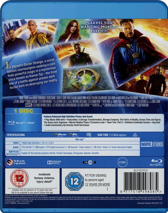 Marvel's Doctor Strange [Blu-Ray]