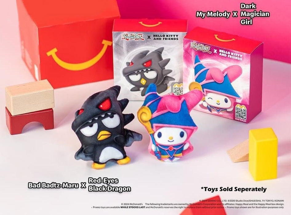 Yu-Gi-Oh x Hello Kitty & Friends x McDonald's Plush Figures - Limited Edition - Complete Set