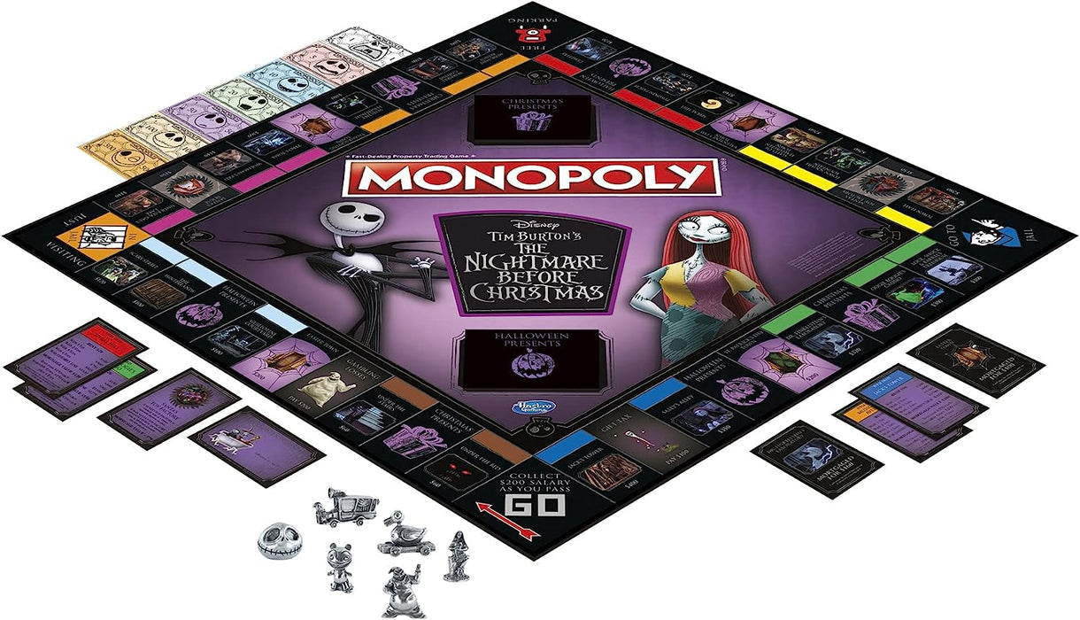 Monopoly: Disney Tim Burton's The Nightmare Before Christmas Edition [Board Game, 2-6 Players]