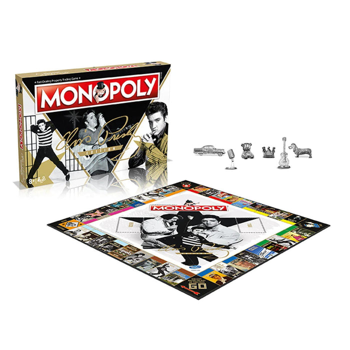 Monopoly: Elvis Presley Edition [Board Game, 2-6 Players]
