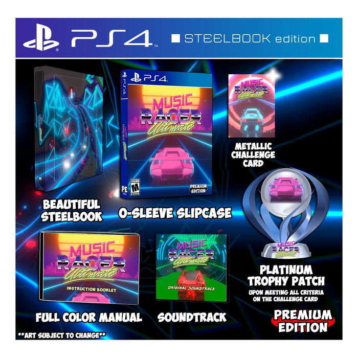 Music Racer Ultimate - Steelbook Edition & Soundtrack [PlayStation 4]