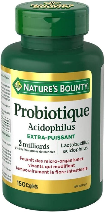 Nature's Bounty Acidophilus Probiotic - 150 Caplets [Healthcare]