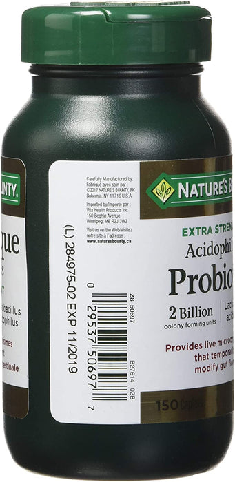 Nature's Bounty Acidophilus Probiotic - 150 Caplets [Healthcare]