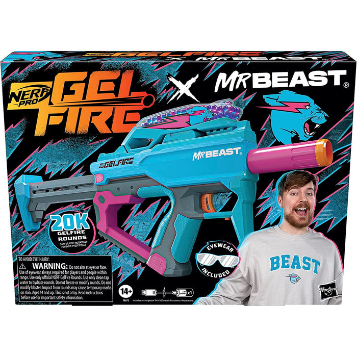 Nerf Pro Gelfire x Mr Beast Blaster [Toys, Ages 14+]