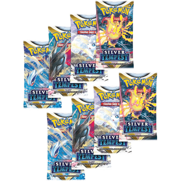 Pokemon TCG: Sword & Shield - Silver Tempest Booster Packs - 8 Packs