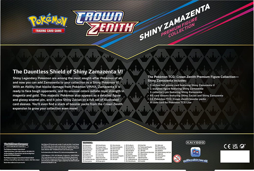 Pokemon TCG: Crown Zenith Premium Figure Collection - Shiny Zamazenta