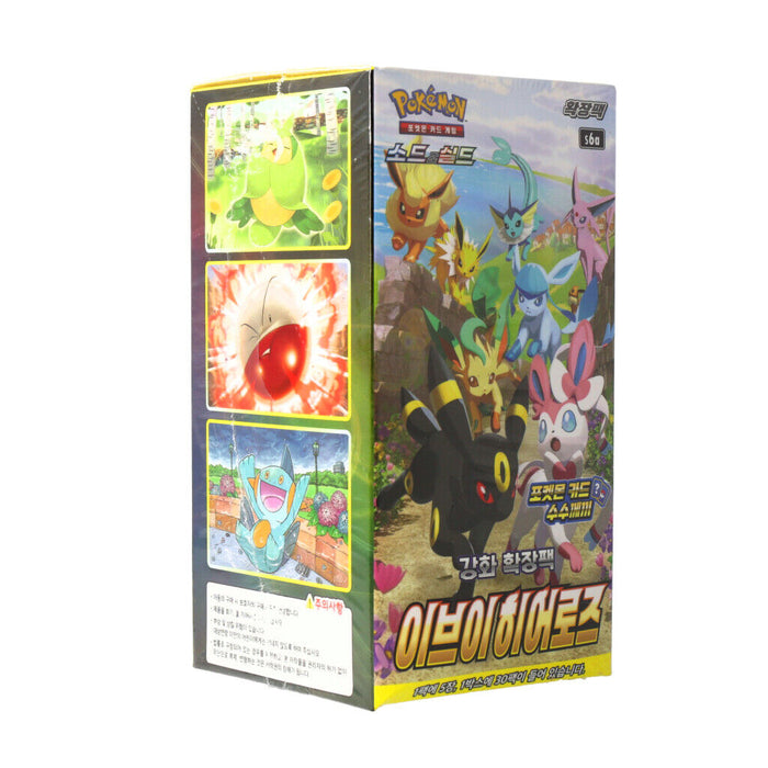 Pokemon TCG: Sword & Shield Expansion Pack - Eevee Heroes Booster Box - 30 Packs - Korean