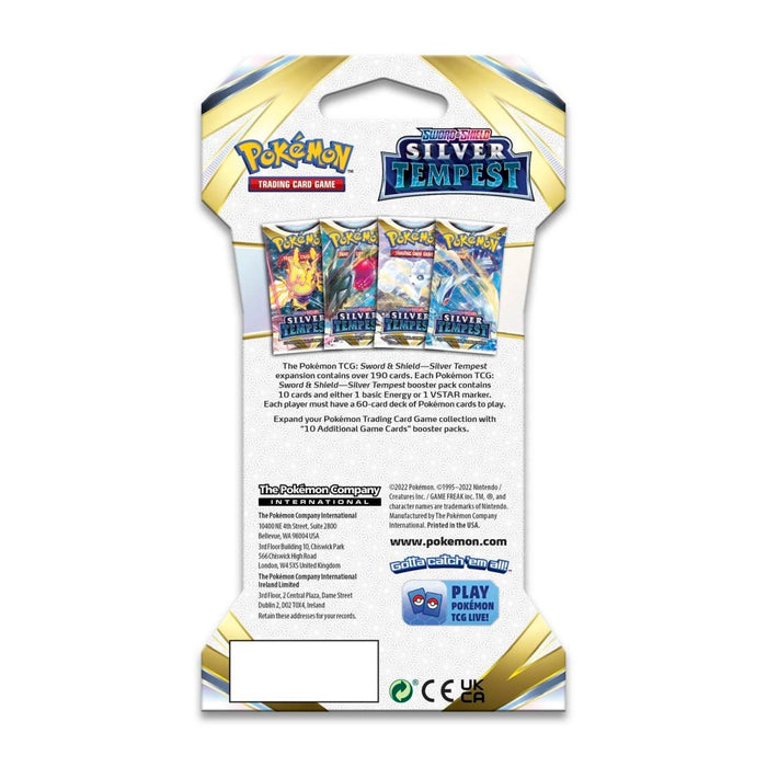 Pokemon TCG: Sword & Shield - Silver Tempest Sleeved Booster Pack