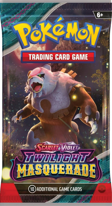 Pokemon TCG: Scarlet & Violet - Twilight Masquerade 3 Booster Pack Blister & Snorlax Promo Card