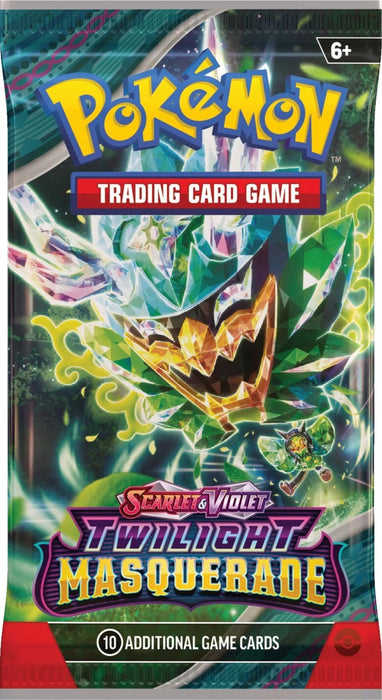Pokemon TCG: Scarlet & Violet - Twilight Masquerade 3 Booster Pack Blister & Snorlax Promo Card