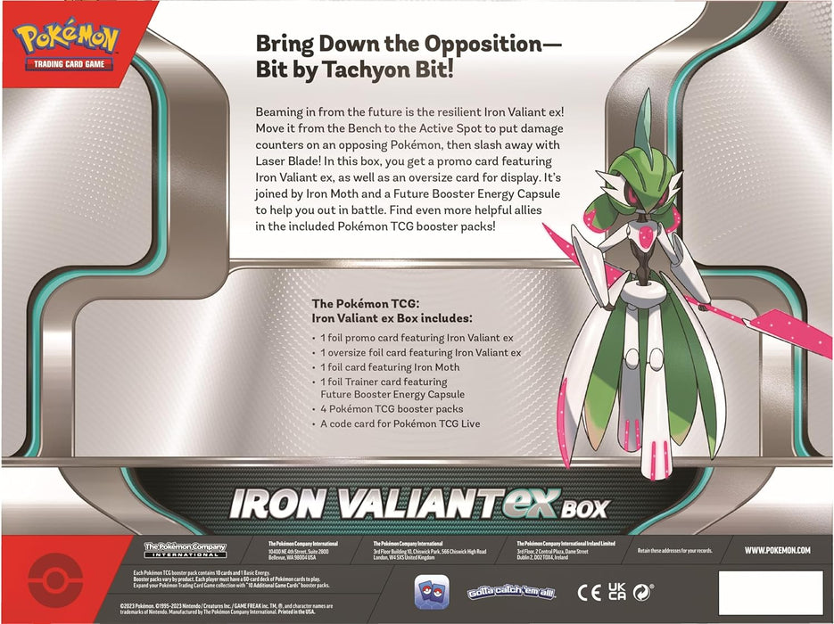 Pokemon TCG: Iron Valiant ex Box