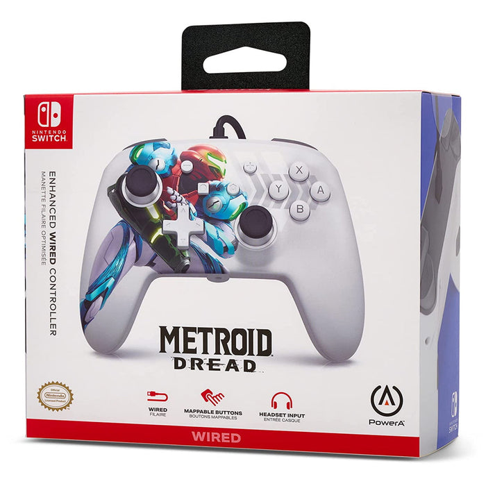 PowerA Enhanced Wired Controller for Nintendo Switch - Metroid Dread [Nintendo Switch Accessory]
