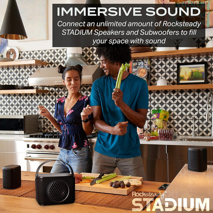 Rocksteady Stadium Portable Bluetooth Speaker Bundle - 4 Stereo Speakers [Electronics]
