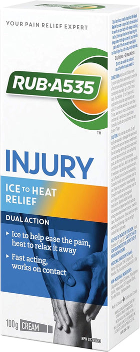 RUB A535 Dual Action Cream for Relief of Arthritis, Rheumatic Pain, Muscle Pain, Joint & Back Pain - 100 g [Healthcare]