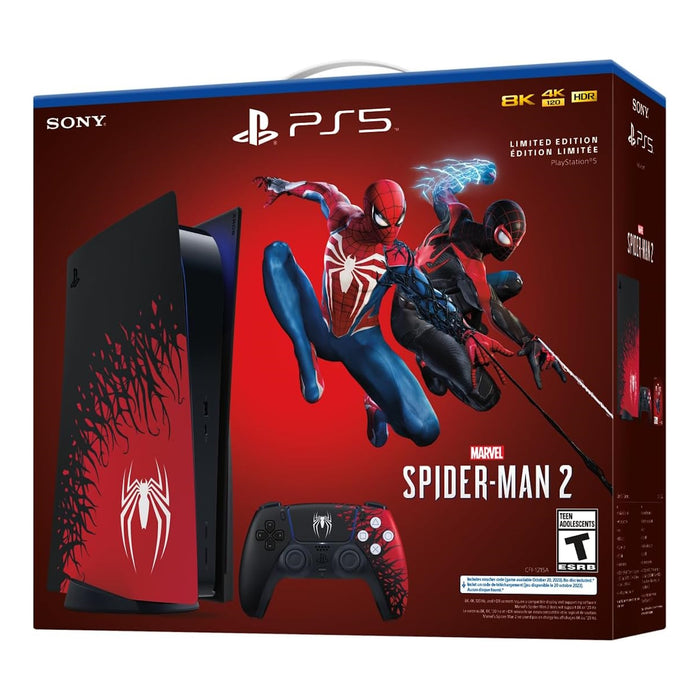 Sony PlayStation 5 Console - Digital Edition - Marvel’s Spider-Man 2 Limited Edition Bundle [PlayStation 5 System]