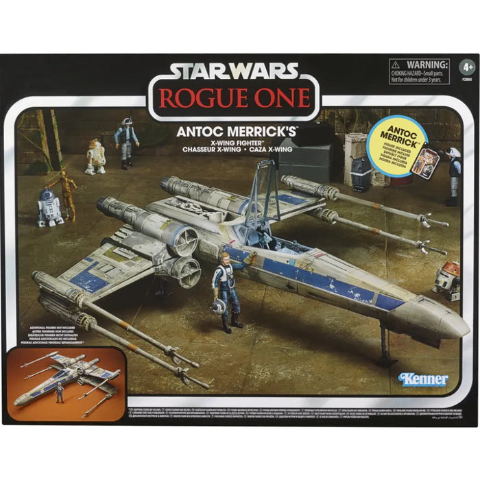Star Wars: The Vintage Collection - Rogue One: A Star Wars Story Antoc Merrick’s X-Wing Fighter Vehicle with Action Figure [Toys, Ages 4+]