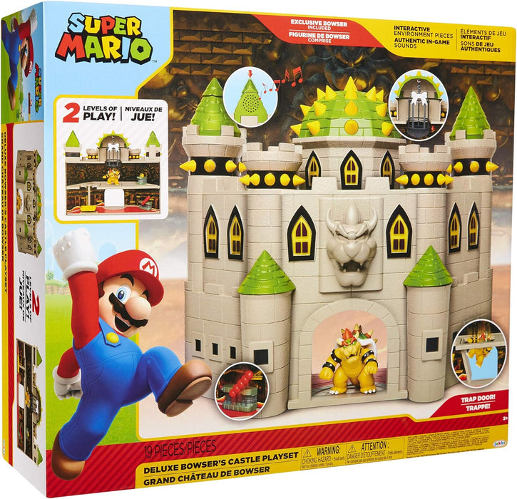 Super Mario Nintendo Deluxe Bowser's Castle Playset