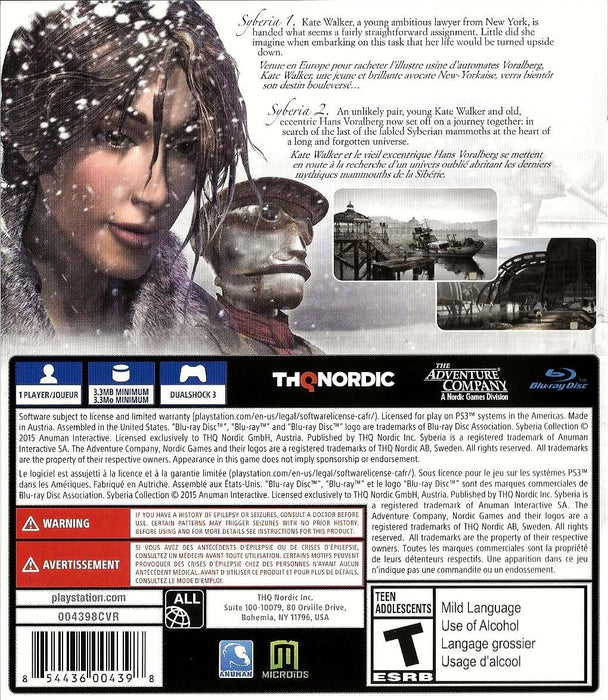 Syberia Collection [PlayStation 3]