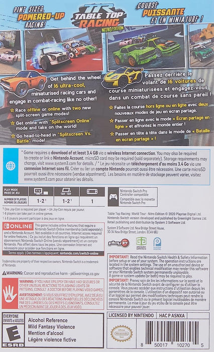 Table Top Racing: Nitro Edition - Digital Code in Box [Nintendo Switch]