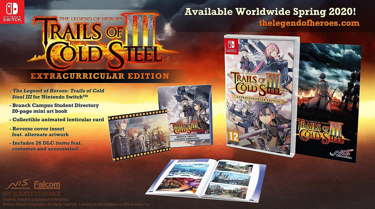 The Legend of Heroes: Trails of Cold Steel III - Extracurricular Edition [Nintendo Switch]