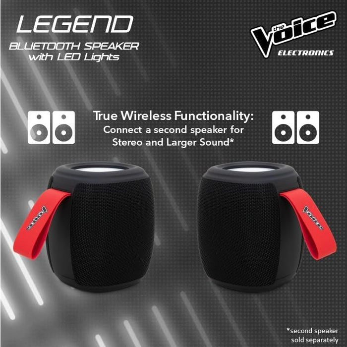 The Voice: LEGEND Bluetooth Wireless Speaker with LED Light Show [Electronics]