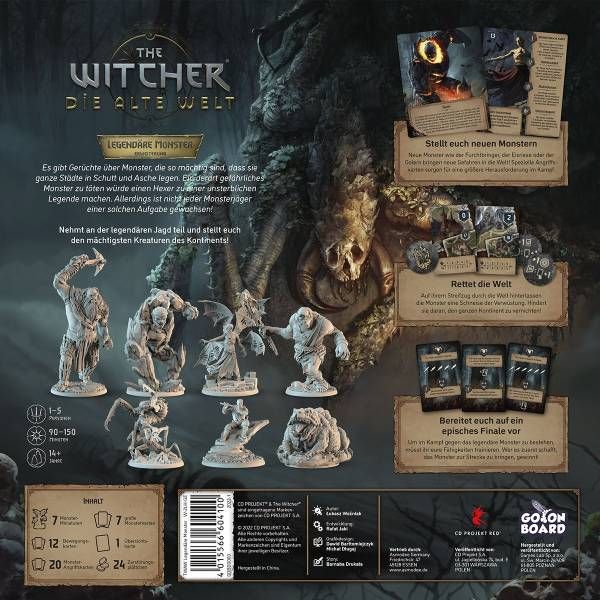 The Witcher: Old World - Legendary Hunt Expansion [Board Game Accessory]