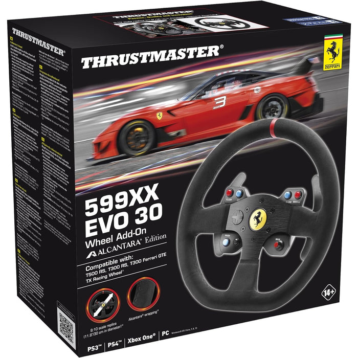Thrustmaster: F599XX EVO 30 Wheel - Alcantara Edition [PC/PS3/PS4/PS5/Xbox One Accessories]