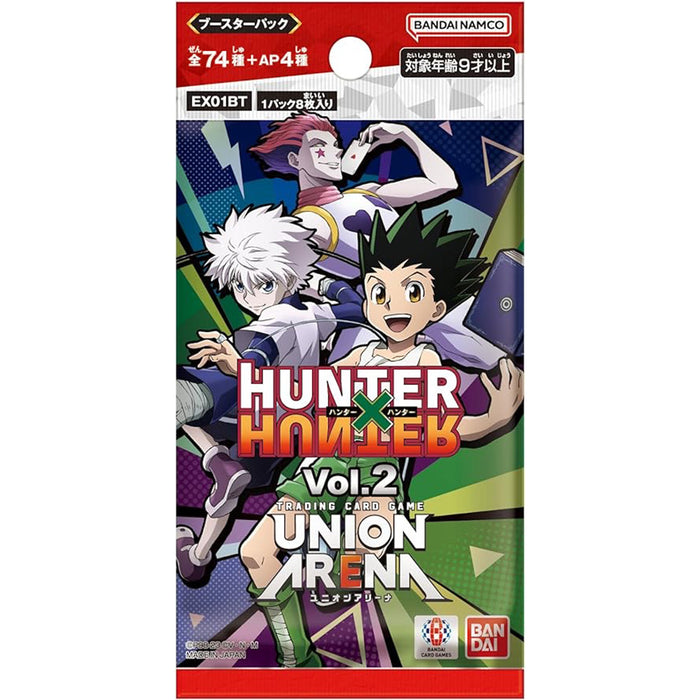 Union Arena Hunter x Hunter Vol. 2 Booster Box [EX01BT] 12 Packs