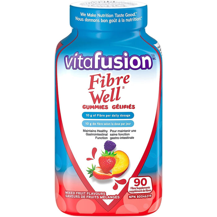 Vitafusion Fibre Well Fibre Supplement Gummies - 90 Gummies [Healthcare]