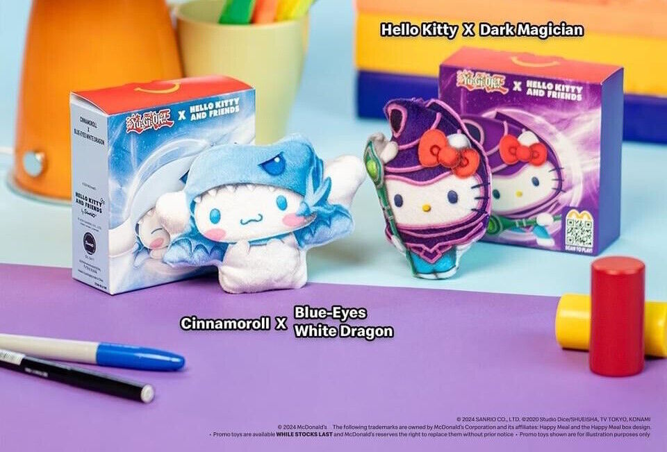 Yu-Gi-Oh x Hello Kitty & Friends x McDonald's Plush Figures - Limited Edition - Single Plush