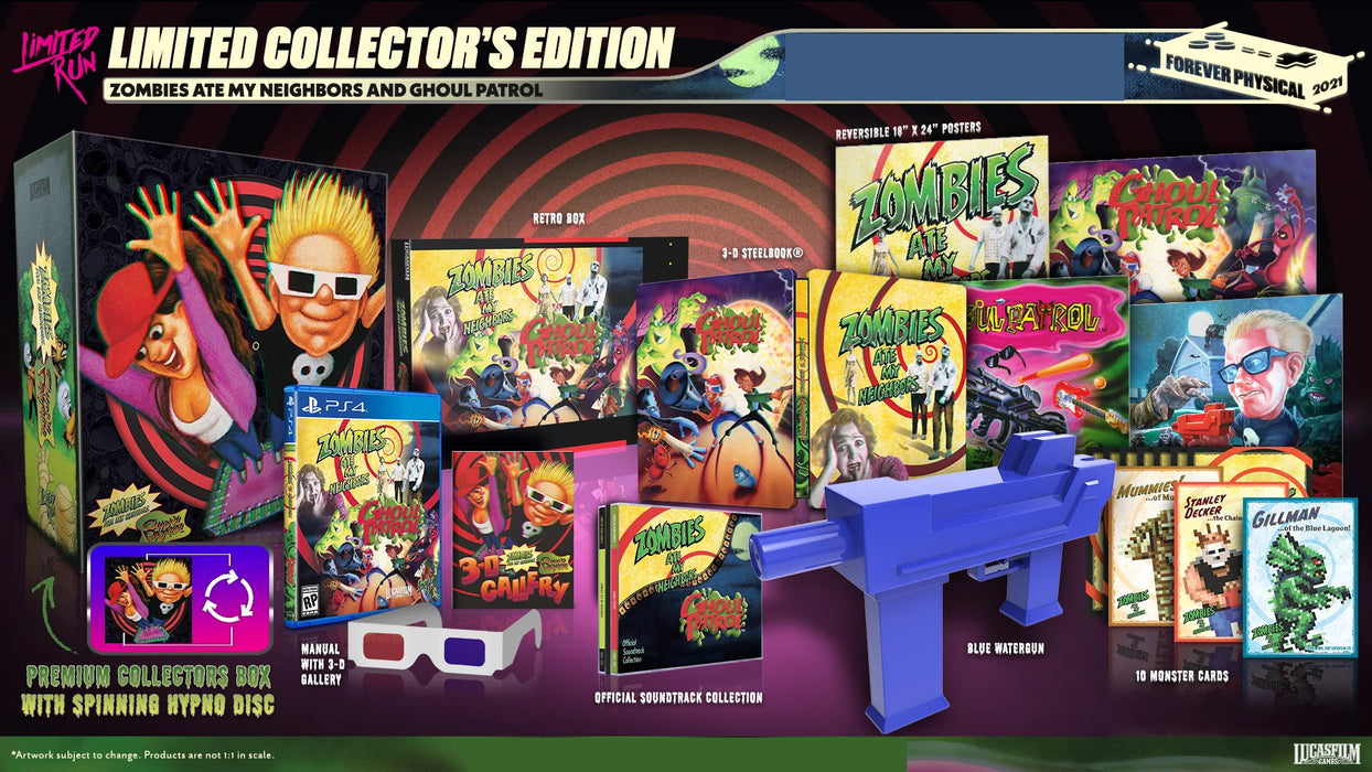 Zombies Ate My Neighbors + Ghoul Patrol - Collector's Edition - Limited Run #414 [PlayStation 4]