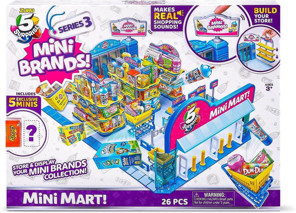 ZURU: 5 Surprise Mini Brands - Mini Mart Playset - Series 3 [Toys, Age —  Shopville