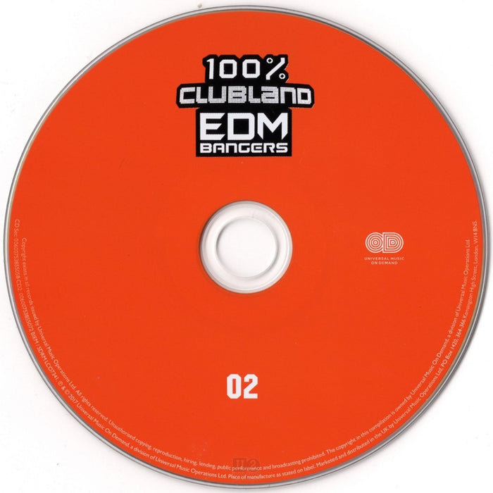 100% Clubland EDM Bangers [Audio CD]