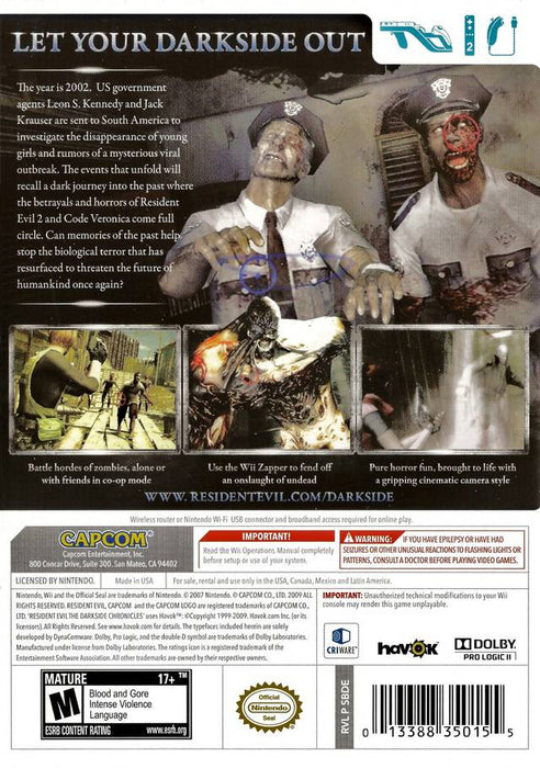 Resident Evil: The Darkside Chronicles [Nintendo Wii]