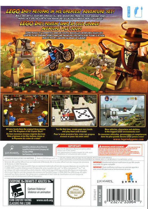LEGO Indiana Jones 2: The Adventure Continues [Nintendo Wii]