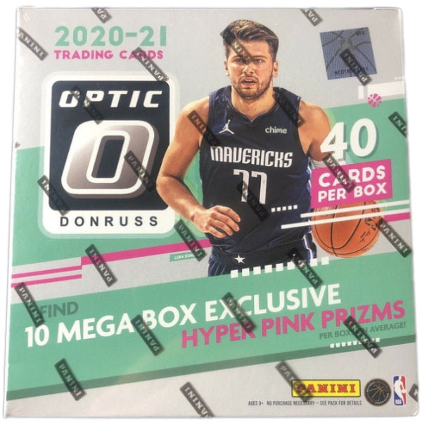 2020-21 Panini Donruss Optic NBA Basketball Mega Box - 40 Cards [Card Game, 1+ Players]