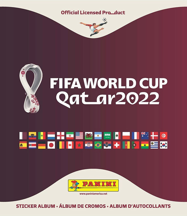 2022 Panini FIFA World Cup Soccer Sticker Album + 10 Sticker Packs [Collectible]