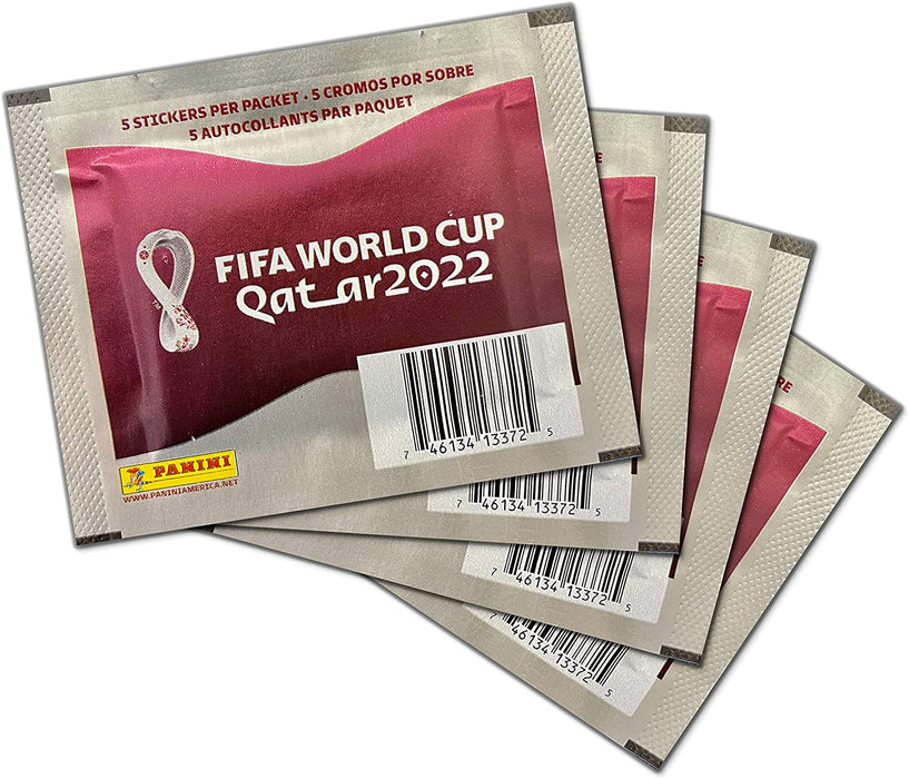 2022 Panini FIFA World Cup Soccer Sticker Album + 10 Sticker Packs [Collectible]