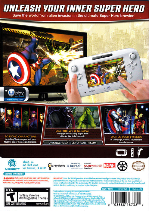 Marvel Avengers: Battle for Earth [Nintendo Wii U]