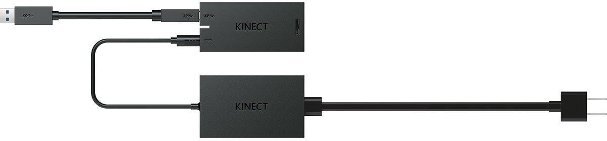 Xbox Kinect Adapter for Xbox One S, Xbox One X & Windows 10 PC [Xbox One Accessory]