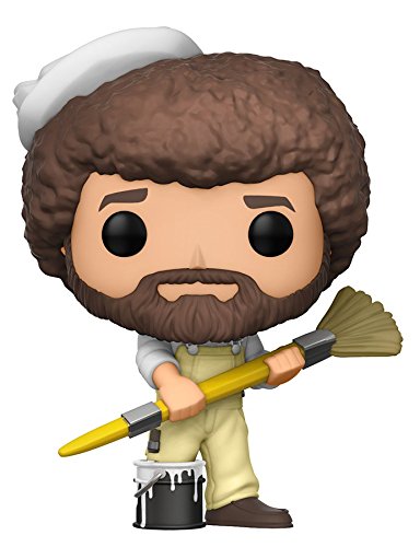 Funko POP! Television - The Joy of Painting: Bob Ross with Paintbrush Vinyl Figure [Toys, Ages 3+, #559]