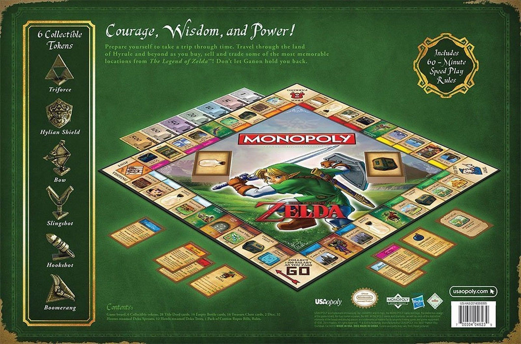 The Legend Of Zelda Collector's Edition Monopoly [Board Game, 2-6 Players]