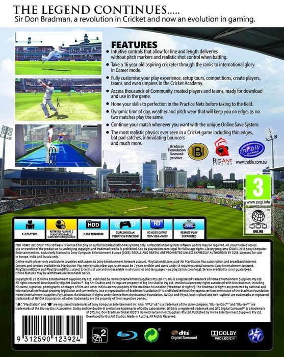 Don Bradman Cricket [PlayStation 4]