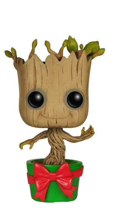 Funko POP! Marvel: Guardians of the Galaxy - Holiday Dancing Groot Vinyl Bobble-head [Toys, Ages 3+, #101]