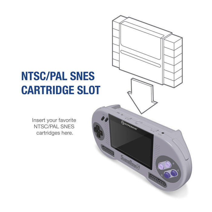 Hyperkin SupaBoy S Portable Pocket SNES Gaming Console [Retro System]